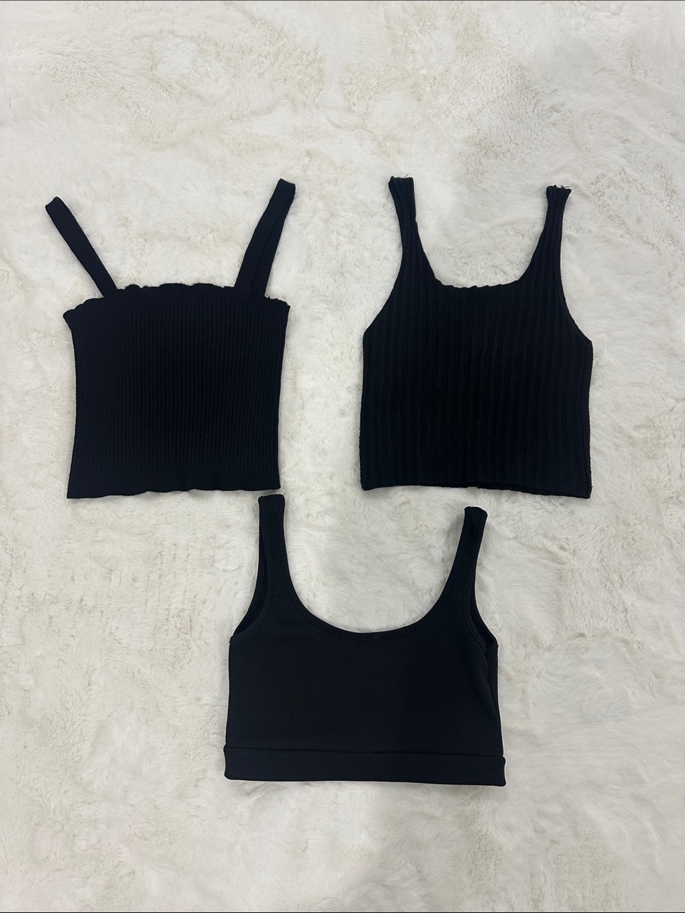 BUNDLE OF 3 CROP TOPS